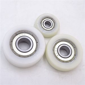 Customize Nylon Rollers With Sealed Bearings Pulley Roller Bearing