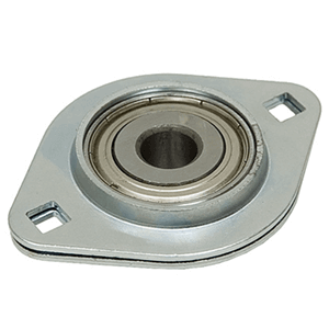 What are stamped steel flange bearings?