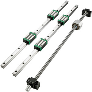 What is the function of precision linear rails?