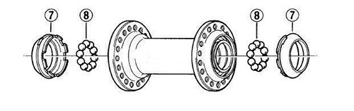 caged ball bearings bicycle