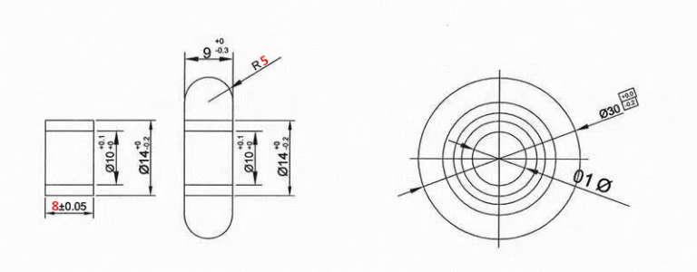 Teflon Coated Bearings 63900 Zz Black Color Non-standard