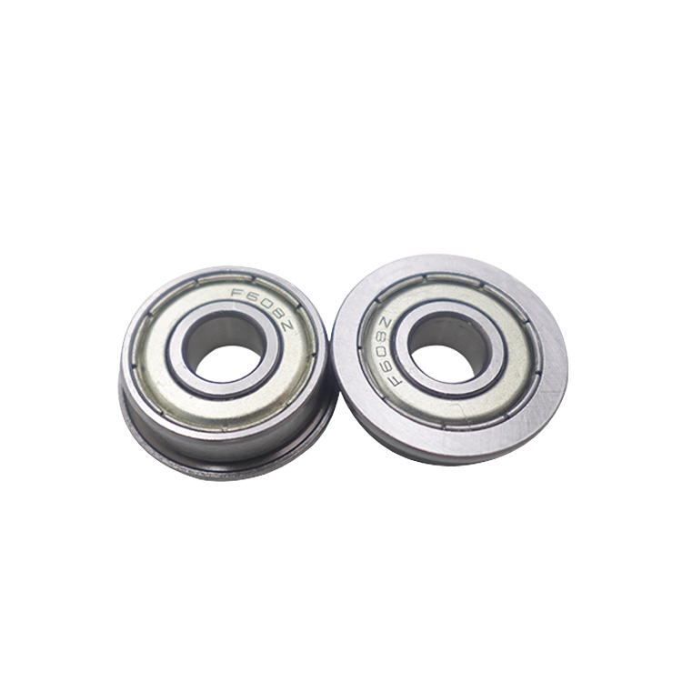 F608ZZ 8*22*7mm flange deep groove ball bearing